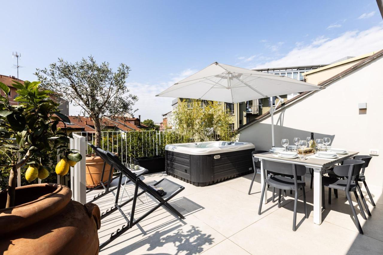 *Villa Olivo*with private terrace&Jacuzzi + 3bedrooms Milaan Buitenkant foto
